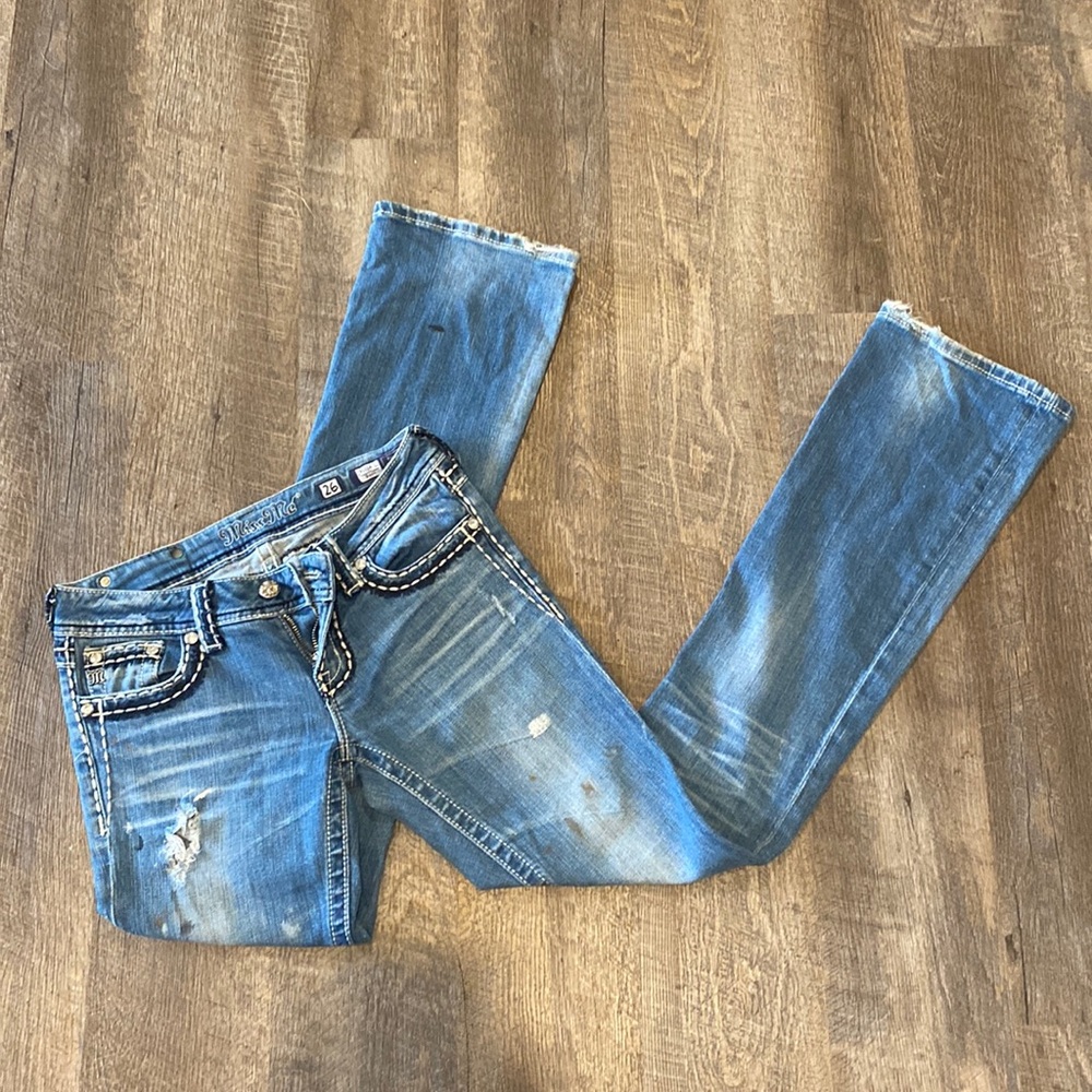 Miss me low waist boot cut  jeans